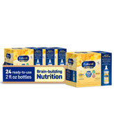Enfamil NeuroPro bottle featuring brain-building duo with DHA and MFGM for early development.