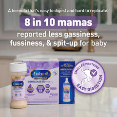 Enfamil NeuroPro Gentlease label showing DHA and MFGM for brain support