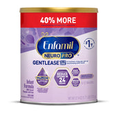 Enfamil NeuroPro Gentlease supports digestive comfort with 24-hour easing of fussiness and gas.