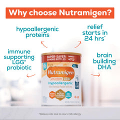 Enfamil Nutramigen LGG probiotic packaging emphasizing probiotic support