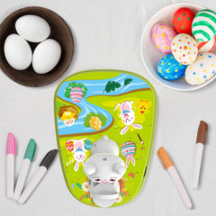 Engfa 30 plastic Easter eggs ready for colored designs