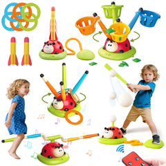 Engfa 5-in-1 Musical Jump overview for versatile indoor-outdoor play.