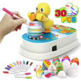 Engfa Easter egg decorating spinner in action showing smooth rotation for precise coloring