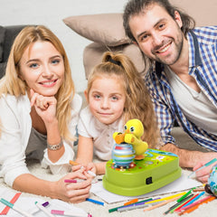 Engfa egg decorating kit works with real and fake eggs for versatility.