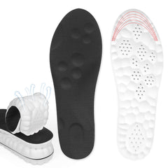 Enigat Steppers Insoles with cloud-foam heel pad for shock absorption