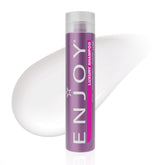 Enjoy Luxury Shampoo bottle front highlights sulfate-free cleansing for color-safe thick or curly hair
