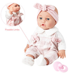 Enjoyin doll pacifier supports realistic soothing play.