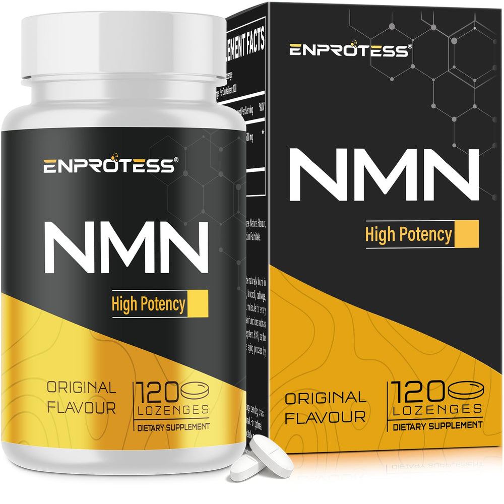 Enprotess Sublingual NMN 500mg bottle front for daily vitality support.