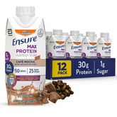 Ensure Max Protein Cafe Mocha bottle ready for on-the-go protein fueling