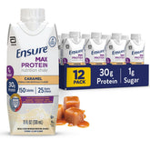 Ensure Max Protein caramel ready-to-drink 11oz bottle for convenient on-the-go protein.
