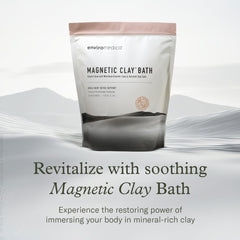 Enviromedica Himalayan salt crystals in a bath setup for mineral-rich soak