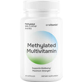 Envitamin methylated multivitamin bottle for daily energy support.