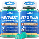 EnvyCure methylated multivitamin gummies bottle front showing daily energy support.