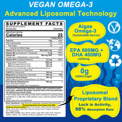 EnvyCure vegan omega-3 gummies on plate for easy daily use