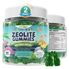EnvyCure Zeolite Detox Gummies bottle for a family-friendly daily wellness routine