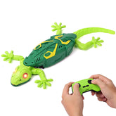 Envyvip RC Wall Crawler Gecko on wall for playful pranks and fun