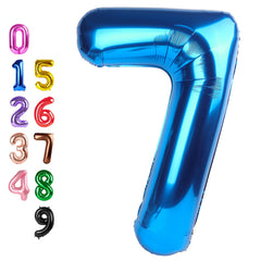 Enyeopd 40-inch seven number balloon adds a striking birthday centerpiece.