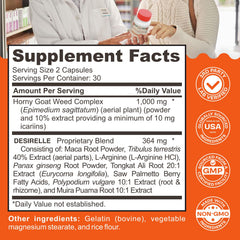 Enyvia Libido Support bottle front with product name clearly visible