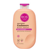 EOS Cashmere Body Wash Pink Champagne bottle delivering a silky shower lather for skin care