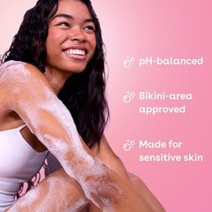 eos Cashmere Body Wash with shea butter nourishes and softens skin