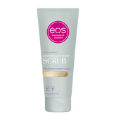 EOS Cashmere Skin Scrub with vanilla foam for creamy exfoliation and prep