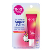 EOS Coconut Milk packaging shows compact travel-friendly design for on-the-go lip care