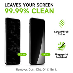 EOTW cleaning formula removes fingerprints and oil.
