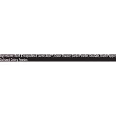 EPIC Beef Sea Salt Pepper bar ingredients with grass-fed beef and natural seasonings