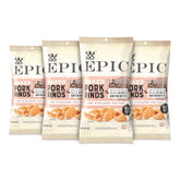 EPIC Pink Himalayan Salt Pork Rinds bag front for an on-the-go protein snack
