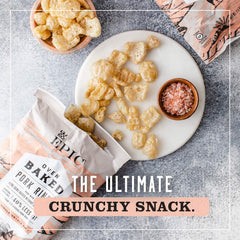 EPIC pork rinds packaging box displaying four-pack convenience