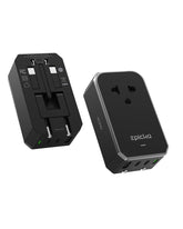 EPICKA Air 40W compact adapter with folded prongs ideal for travel.