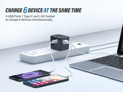 Global plug variants for USA, UK, EU, and JP travel with EPICKA.