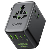 EPICKA Pulse Duo front view shows compact design ideal for packing on trips