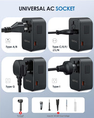 EPICKA TA-105 Max two USB-A ports for quick device topping up