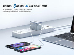 EPICKA TA105 universal socket assembly for diverse devices abroad.
