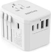 EPICKA universal travel adapter front view showcases compact design