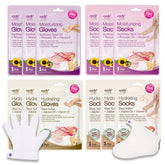 Epielle hydrating hand masks packet for instant dry-hand relief at home.