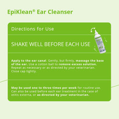 EpiKlean ear cleanser cat application for gentle routine care.