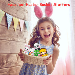 Eqkasio Easter duck blocks instructions manual guides easy, constructive play.