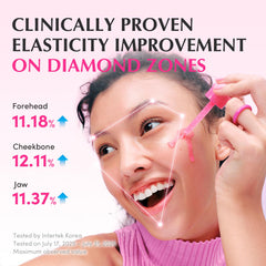 EQQUALBERRY NAD+ Peptide Serum applied to face and neck for smoothing and radiance.