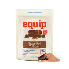 Equip Grass-Fed Collagen Powder jar — premium collagen for joints and skin support.