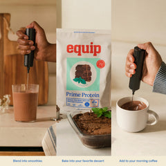 Shake being prepared with Prime Protein for versatile post-workout nourishment