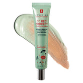 Erborian CC Red Correct with green pigments corrects redness for a balanced complexion.