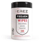 Erez Tactical gun cleaning wipes 120-pack ready for thorough cleaning and protection