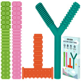 ERKOON Sensory Chew T-shaped toy supports oral motor exploration and focus.