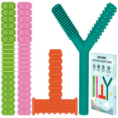 ERKOON Sensory Chew T-shaped toy supports oral motor exploration and focus.