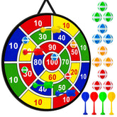 Erpotyl large 29-inch dart board ready for indoor play with kids.