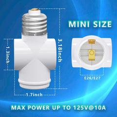 erqiliji e26 socket to outlet setup shows straightforward installation