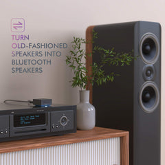 Esinkin RCA and 3.5mm connectors broaden compatibility with most amps and receivers.