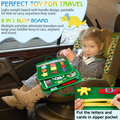 Esjay Busy Board fine motor activities like zipper and button